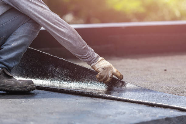 Professional Basement Waterproofing technician working in Byron, MI